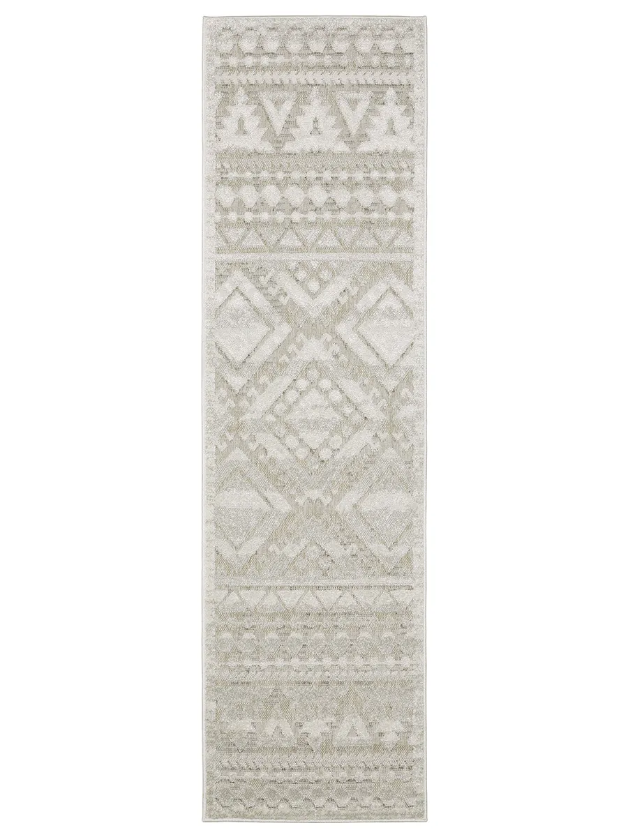 Tangier 2'3" x 7'6" Beige Rug