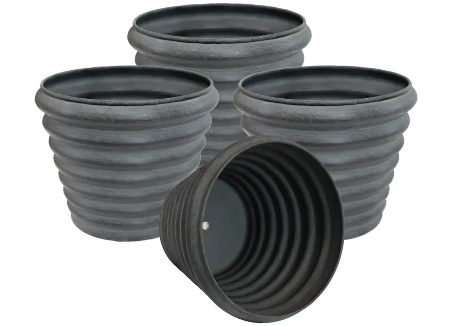 Molly Metal Outdoor Planter Set of 4