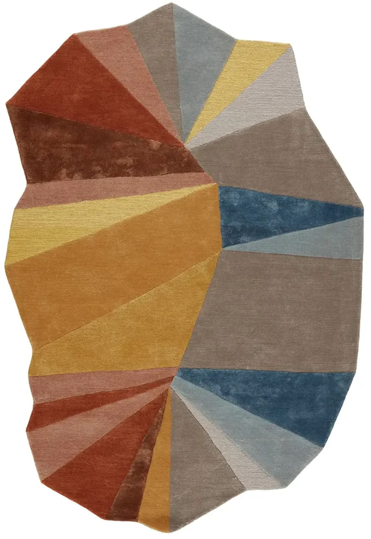 Iconic Sabah Multicolor 6' x 9' Irregular Rug