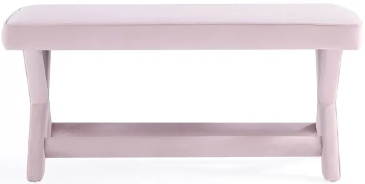 Abigail Pink Double Bench
