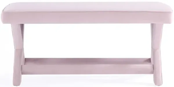 Abigail Pink Double Bench