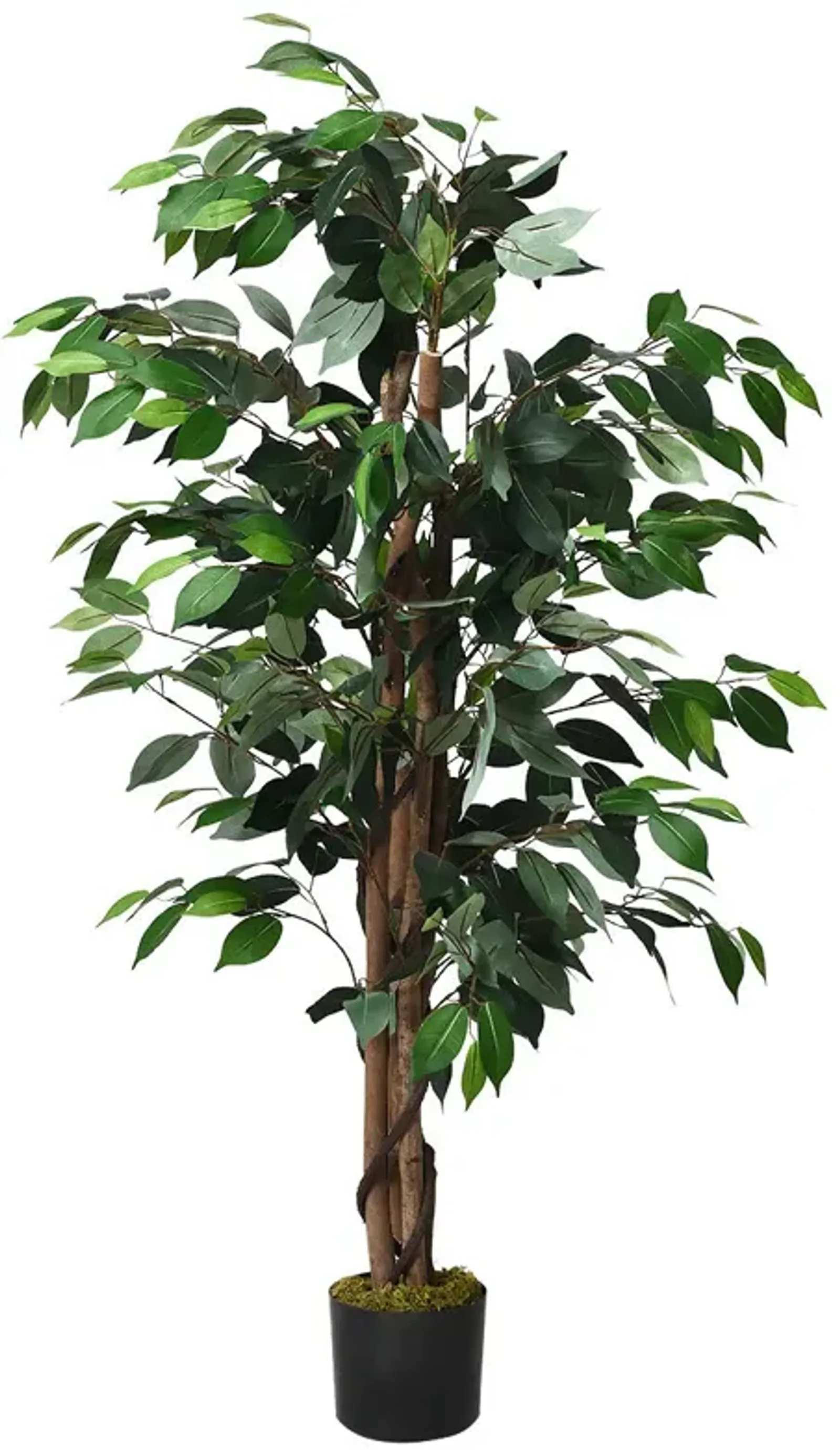 4 Feet In/Outdoor Trunks Artificial Ficus Silk Tree