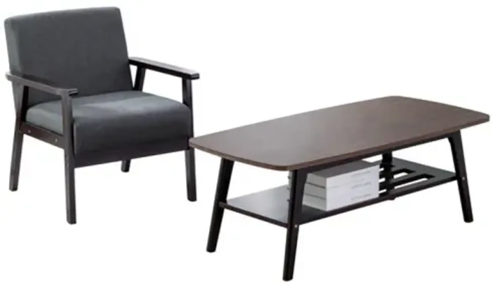 Bahamas Espresso Coffee Table And Chair Set