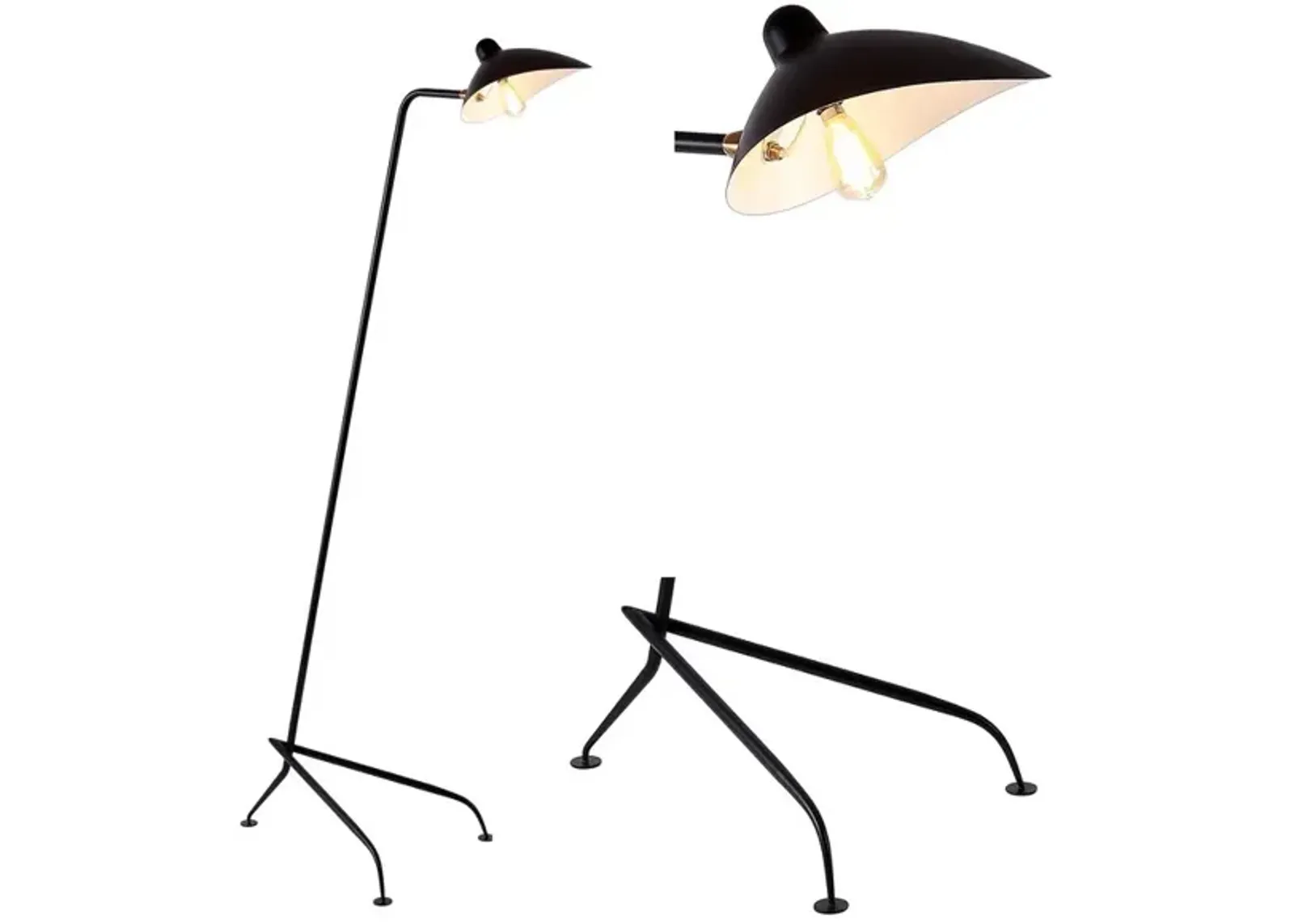 Frank Iron Retro Minimalist LED Floor Lamp