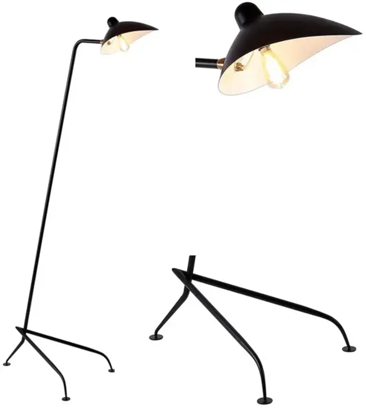 Frank Iron Retro Minimalist LED Floor Lamp