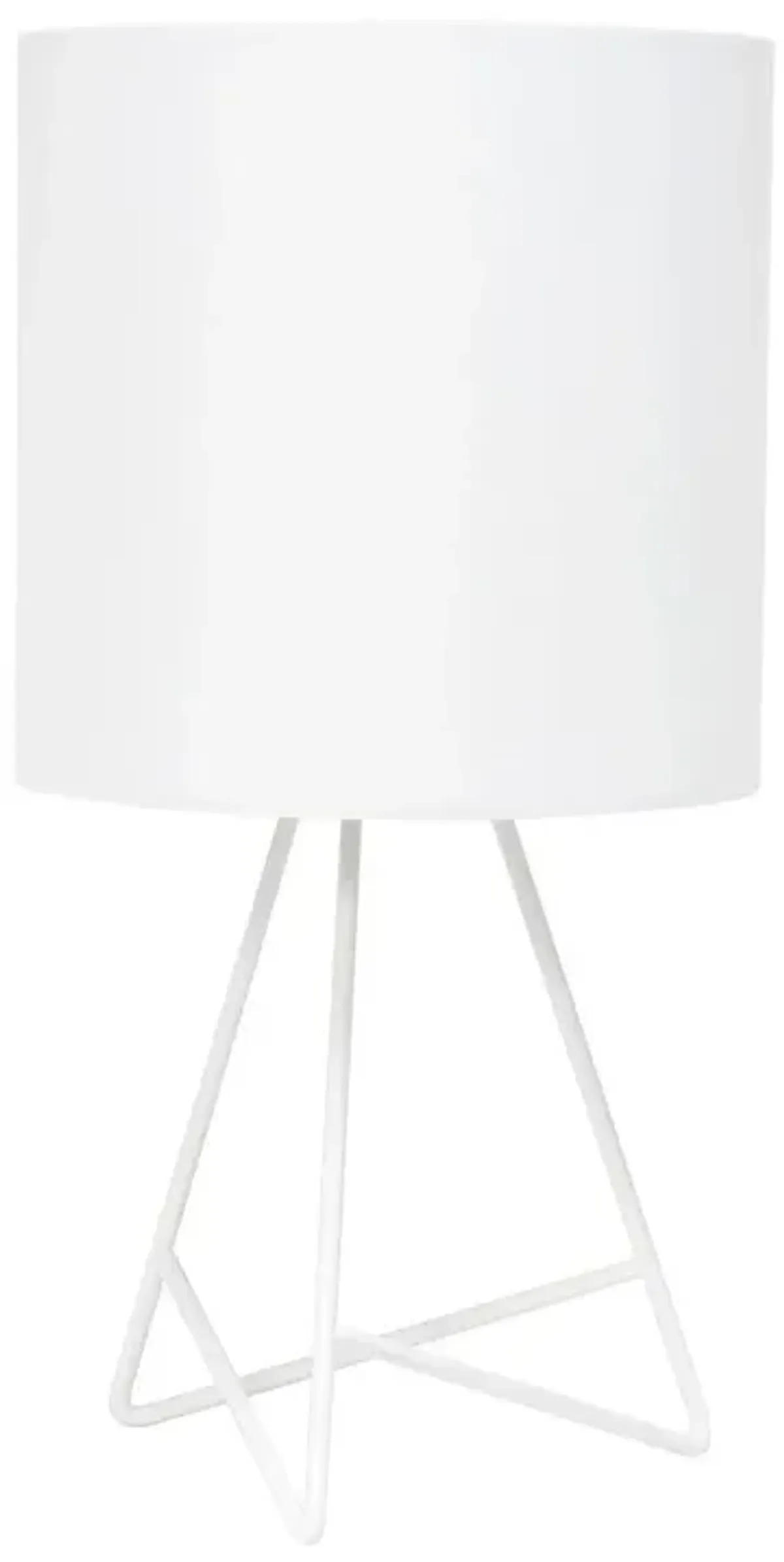 Simple Designs Down to the Wire Table Lamp with Fabric Shade,  with  Shade.