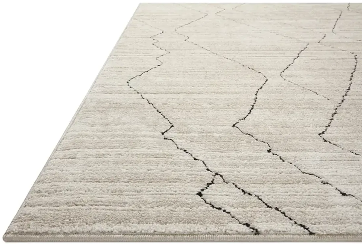 Darby DAR03 Sand/Charcoal 7'10" x 10' Rug