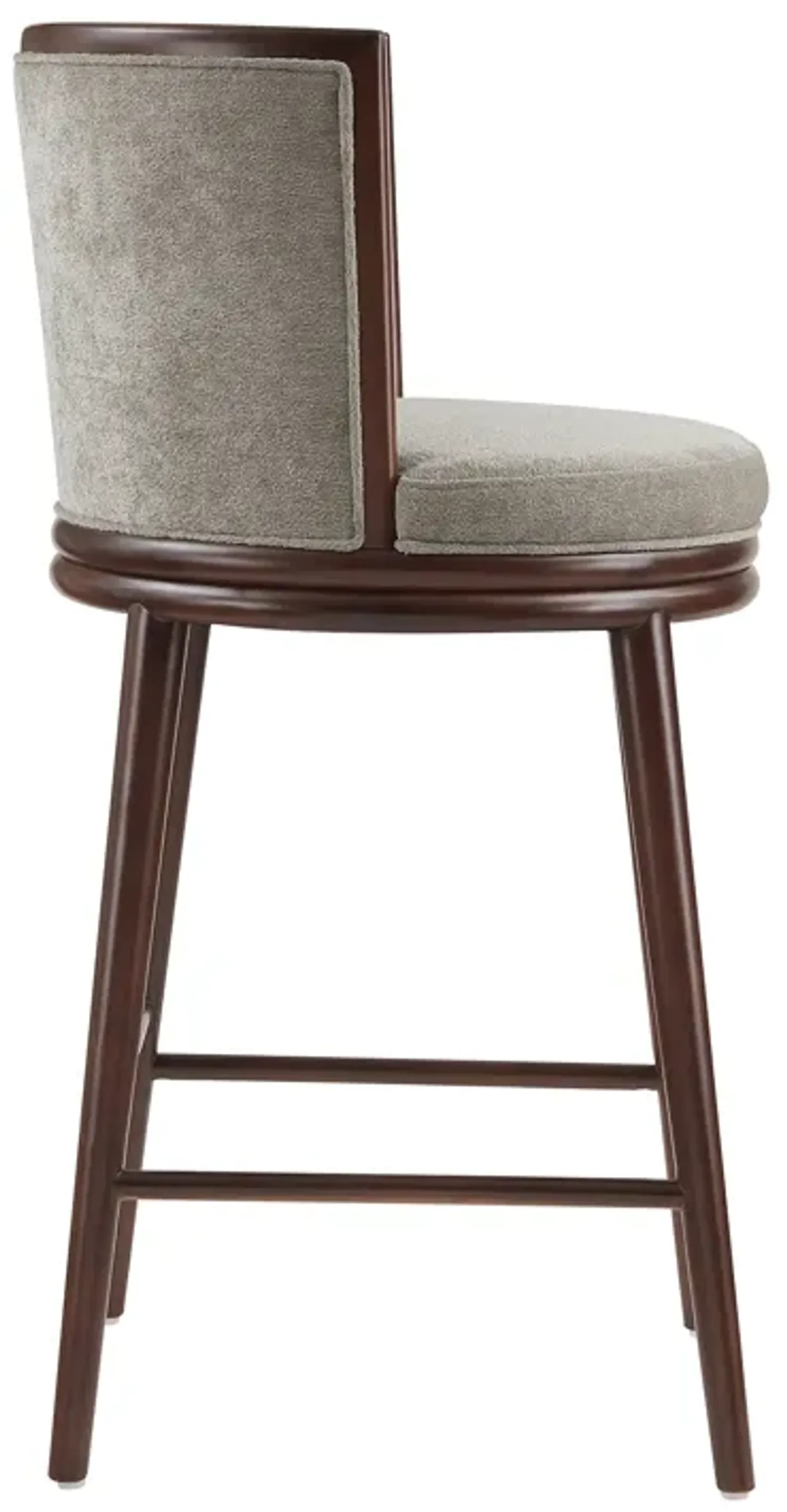 Evalyn Dark Gray Bar Stools (Set of 2)