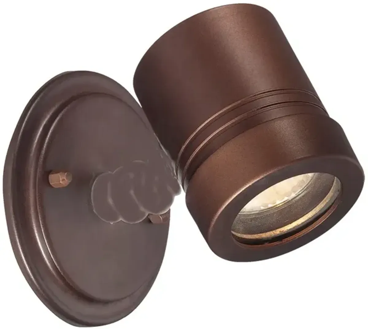 Hivvago Antique Bronze Cylinder Wall Spotlight