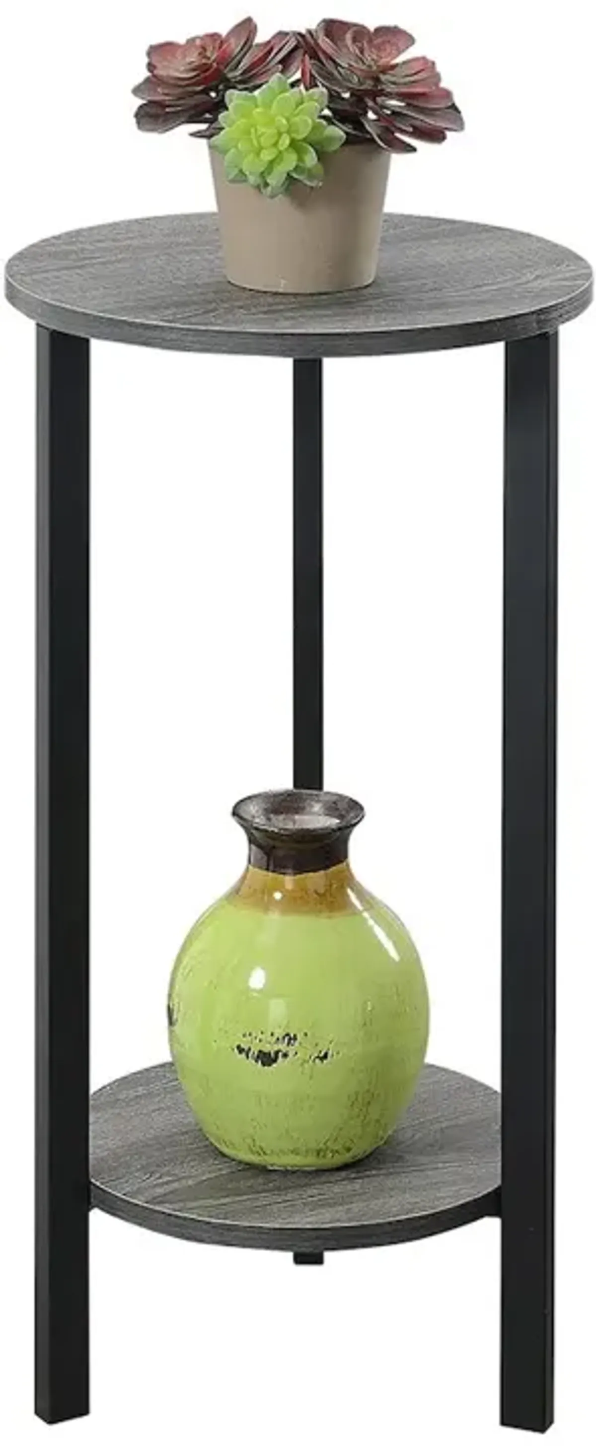 Convenience Concepts Graystone 31 inch 2 Tier Plant Stand