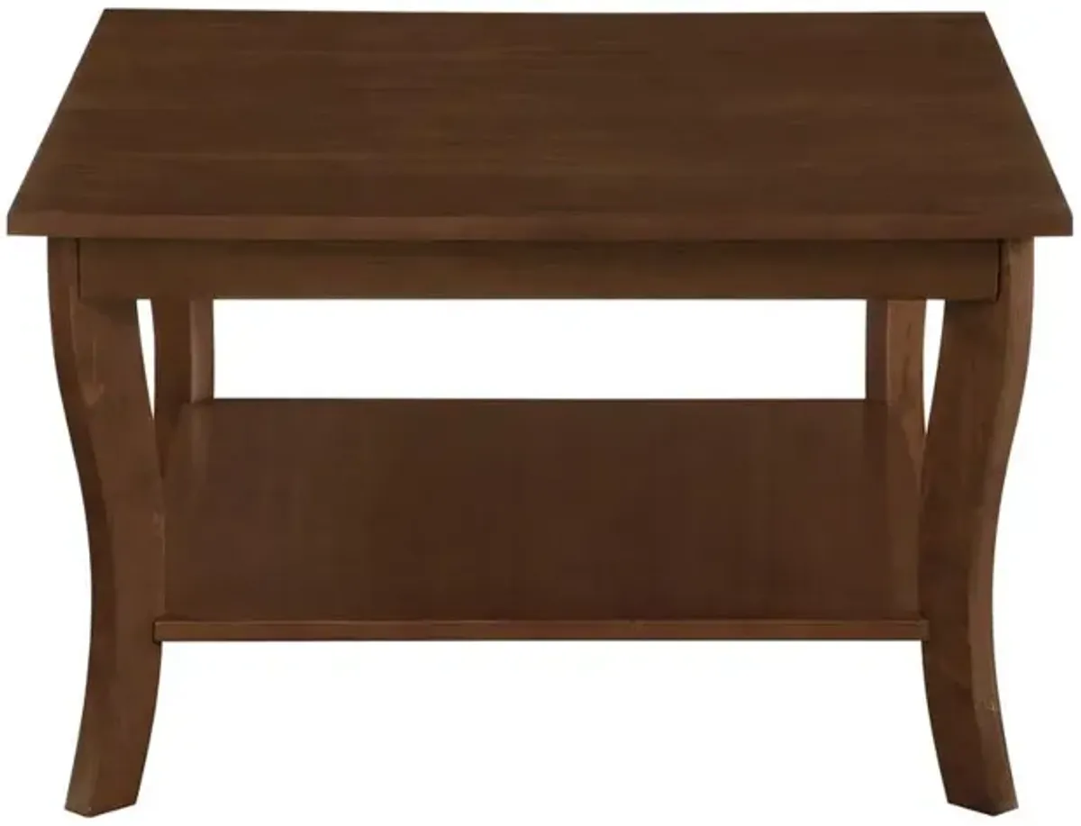 Convenience Concepts American Heritage Square Coffee Table, Espresso