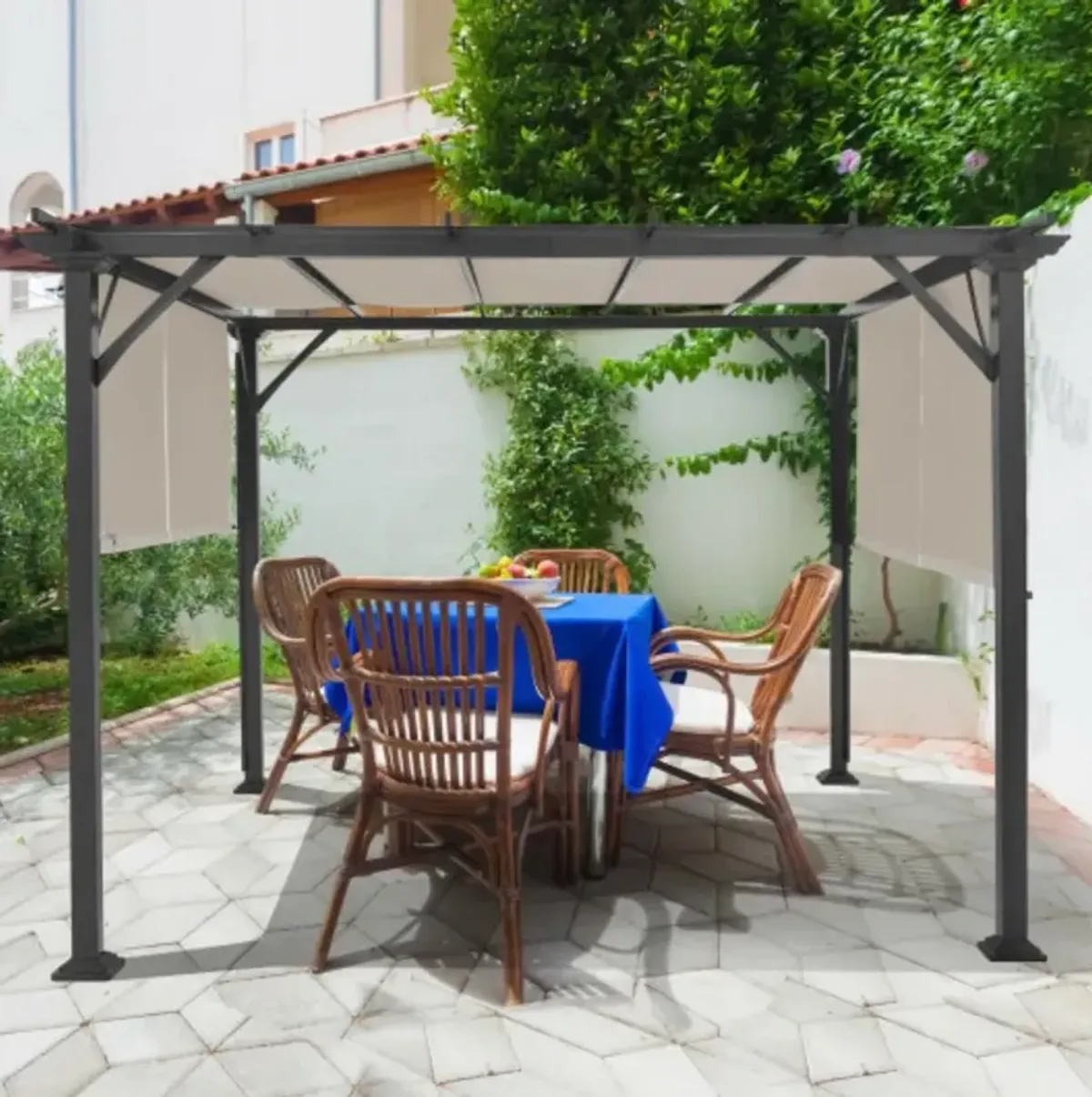 Universal Replacement Canopy for Pergola Structure Sun Awning