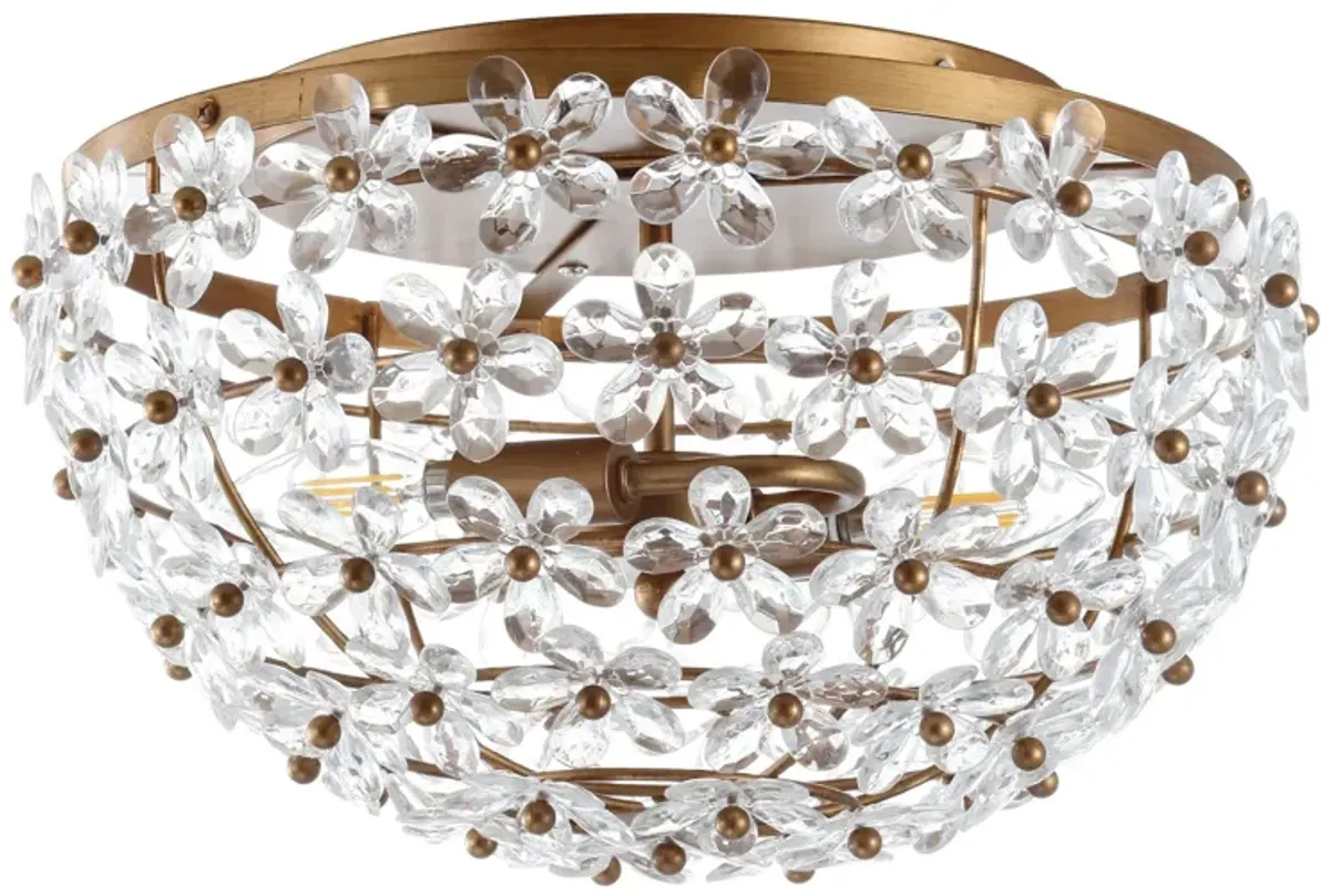 Isabelle Metal/Acrylic LED Flush Mount