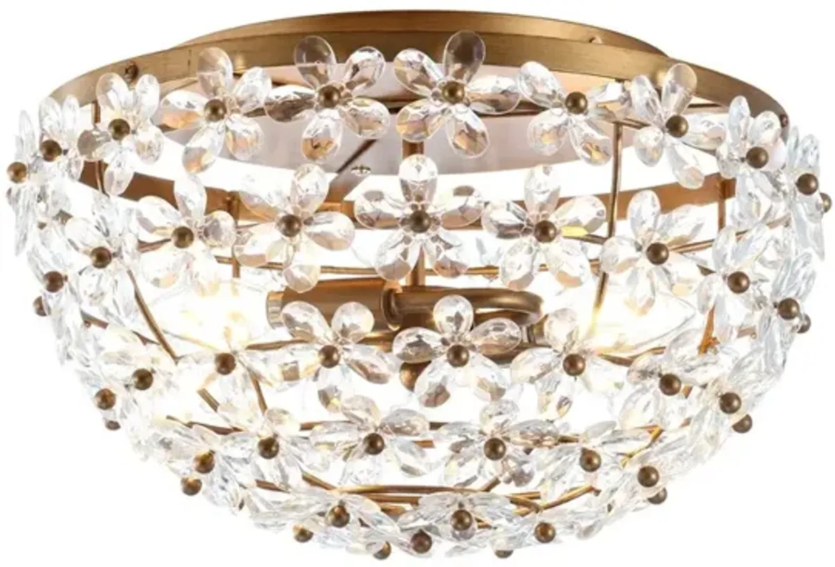 Isabelle Metal/Acrylic LED Flush Mount