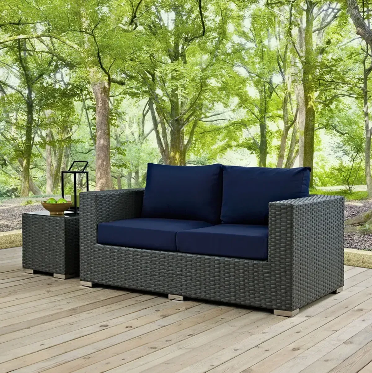 Modway - Sojourn Outdoor Patio Sunbrella® Loveseat Canvas