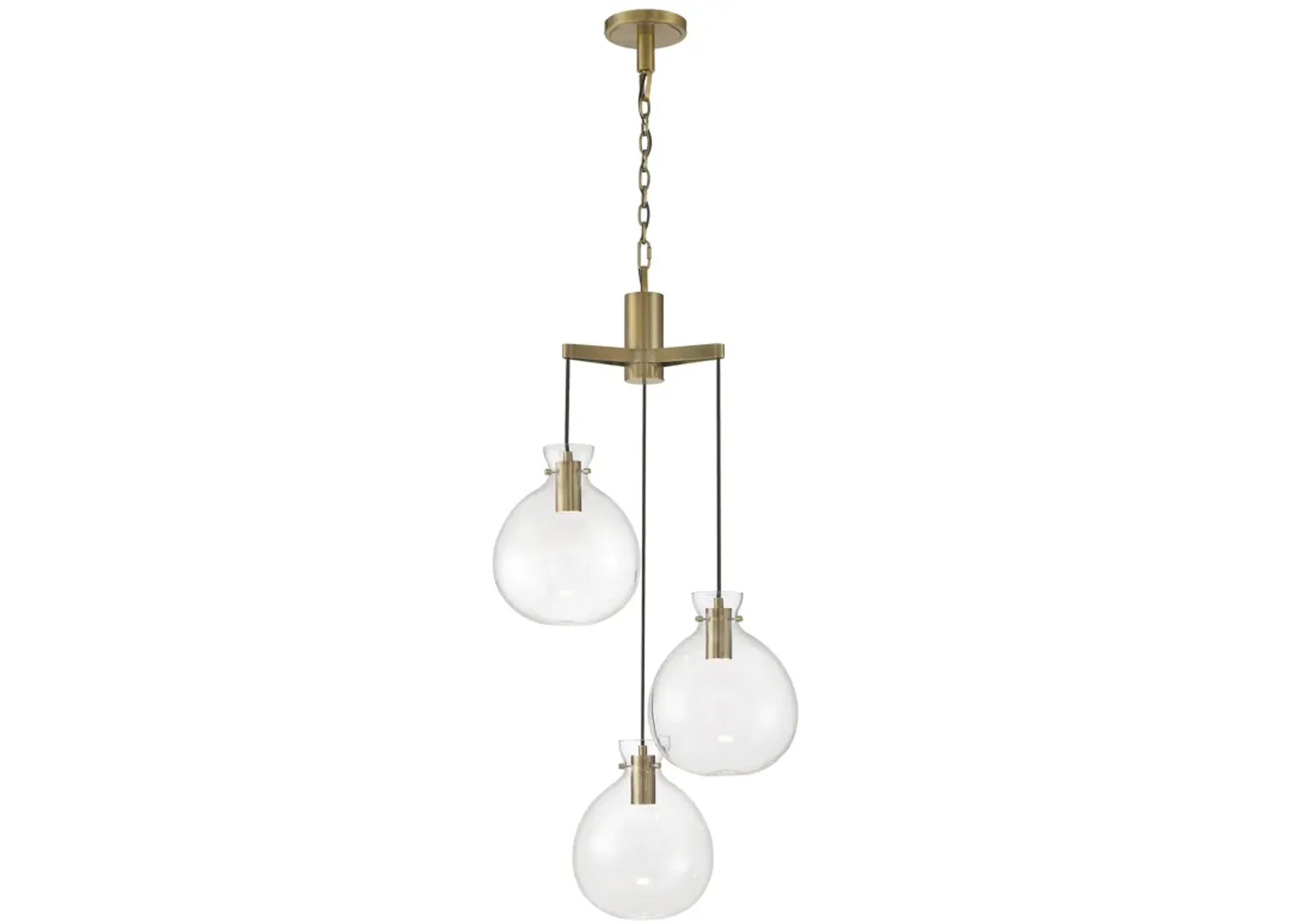 Selina Tiered Globe LED Chndlr