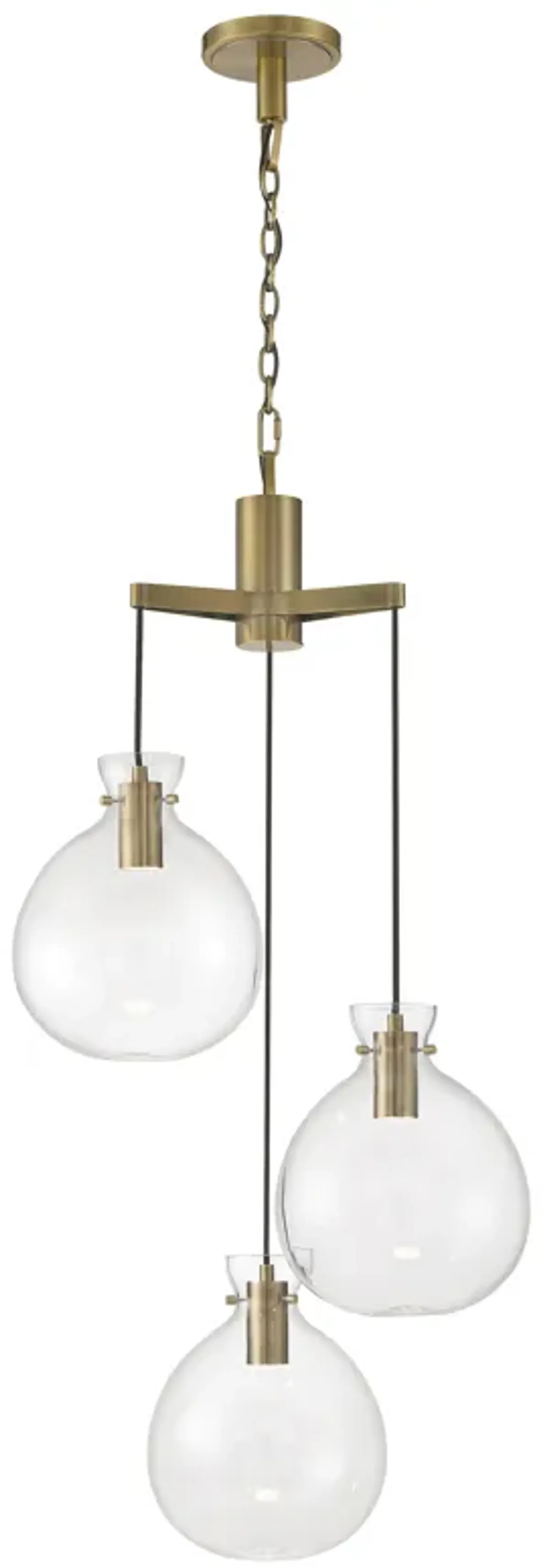 Selina Tiered Globe LED Chndlr