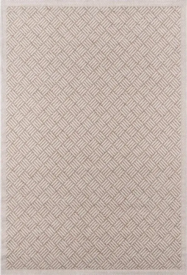 Momeni Contemporary Rectangle Area Rug, Tan, 3'11 X 5'7