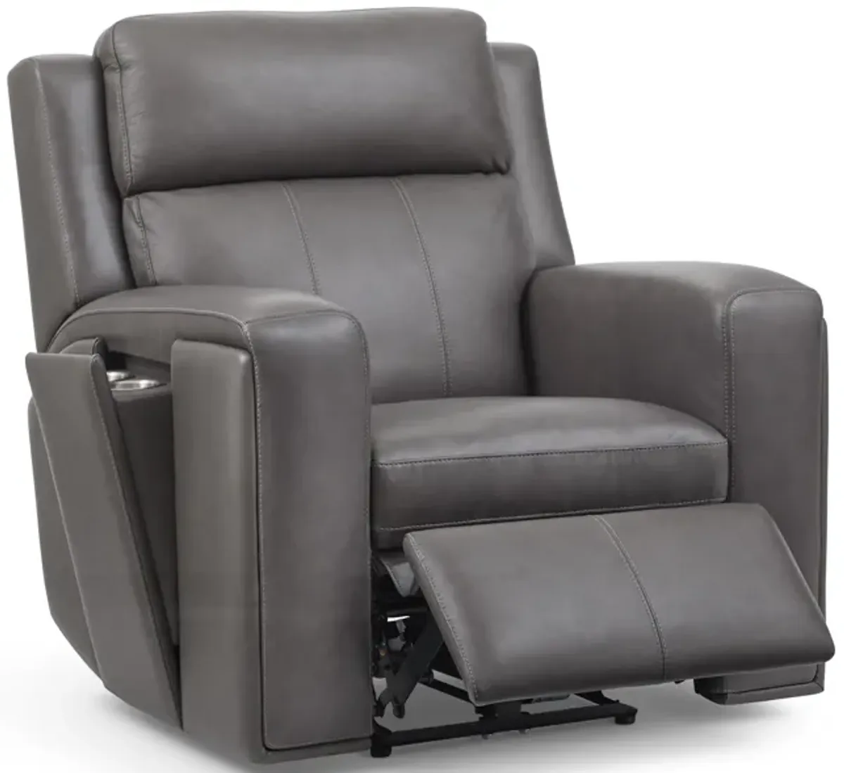 Wyatt Gunmetal Power Recliner