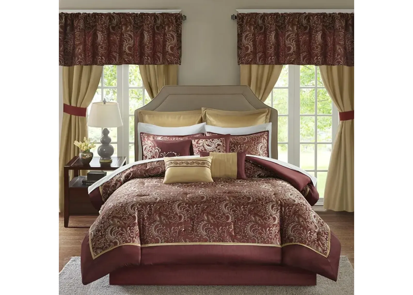 Belen Kox 100% Polyester Jacquard Comforter Set, Belen Kox