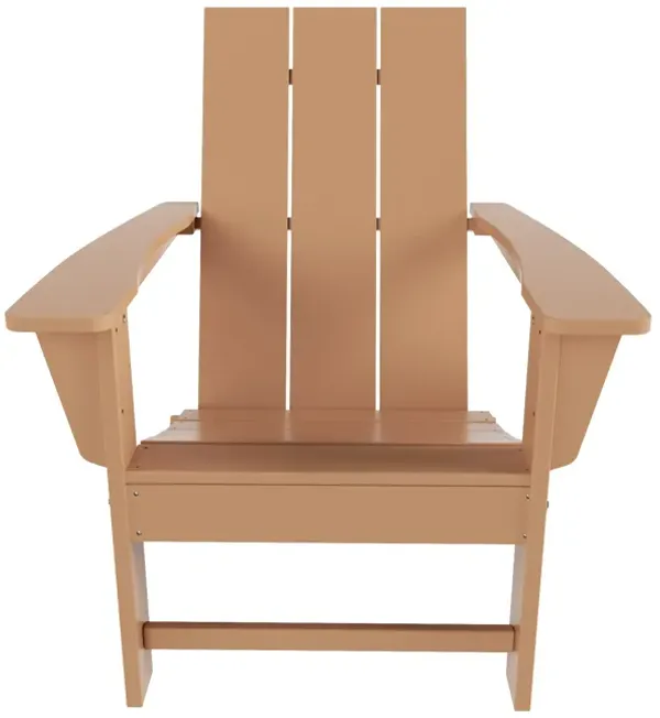 WestinTrends Modern Folding Adirondack Chair