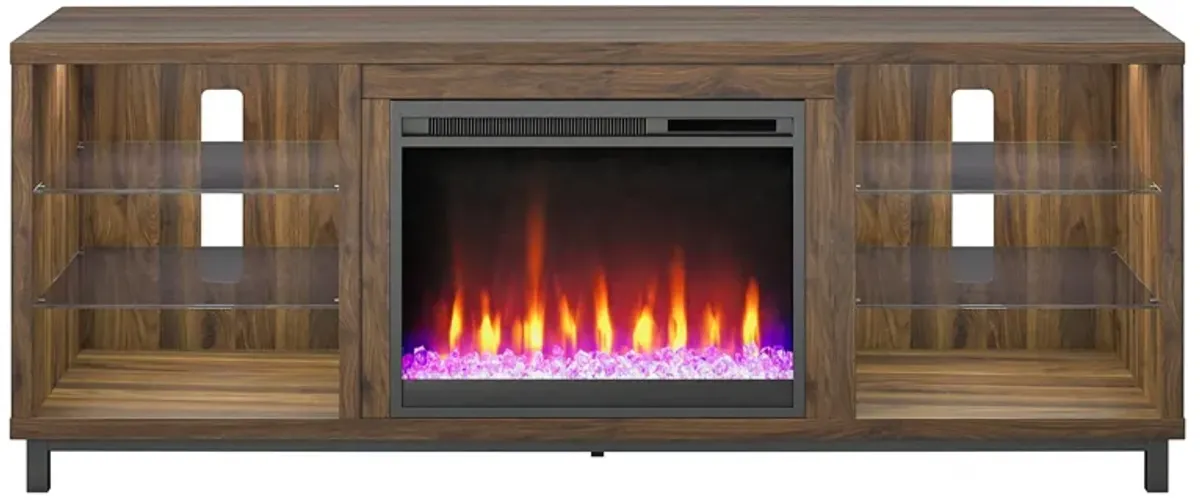 Ameriwood Home Norton Deluxe Fireplace TV Stand for TVs up to 70"