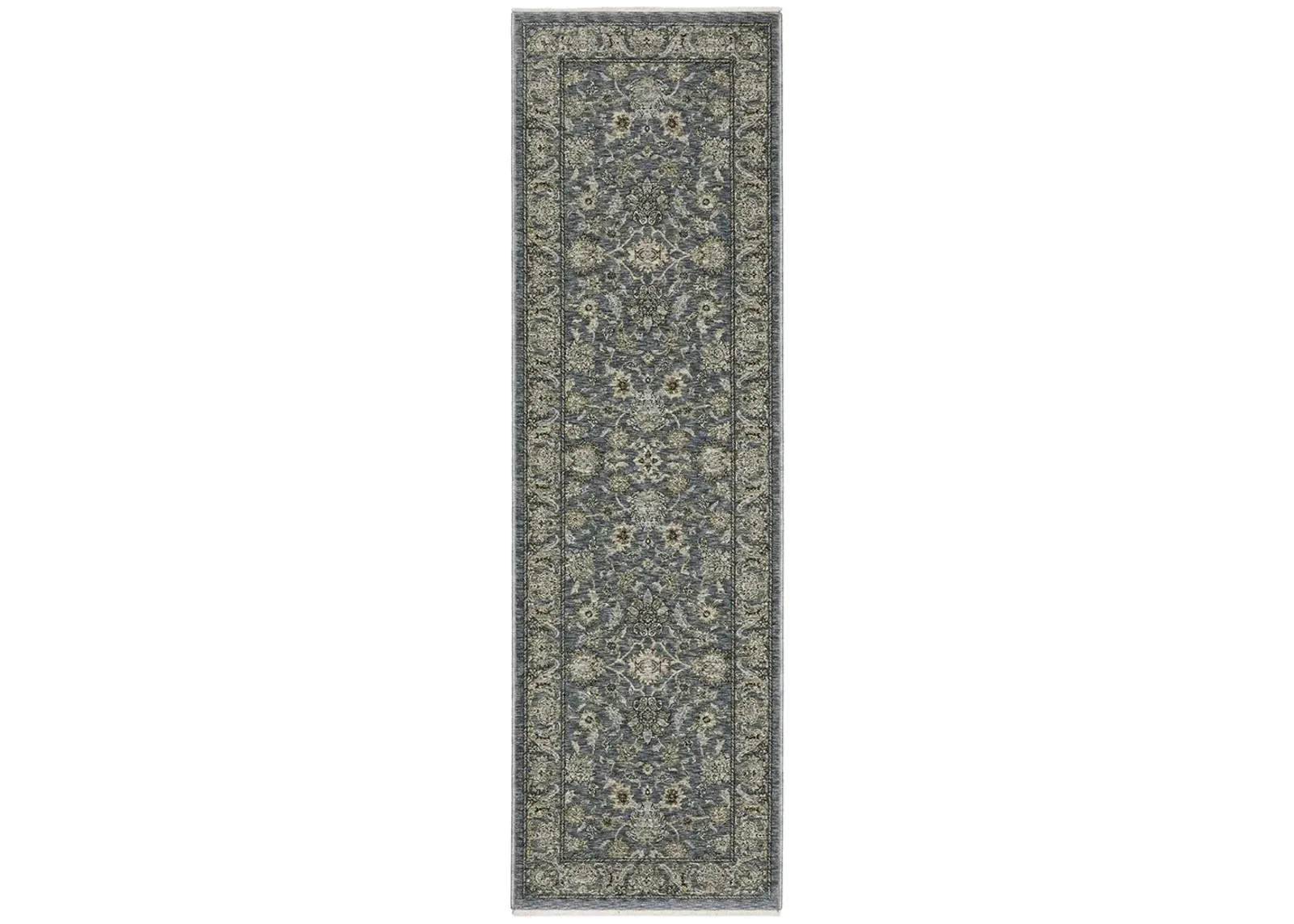 Aberdeen 2'3" x 7'6" Blue Rug