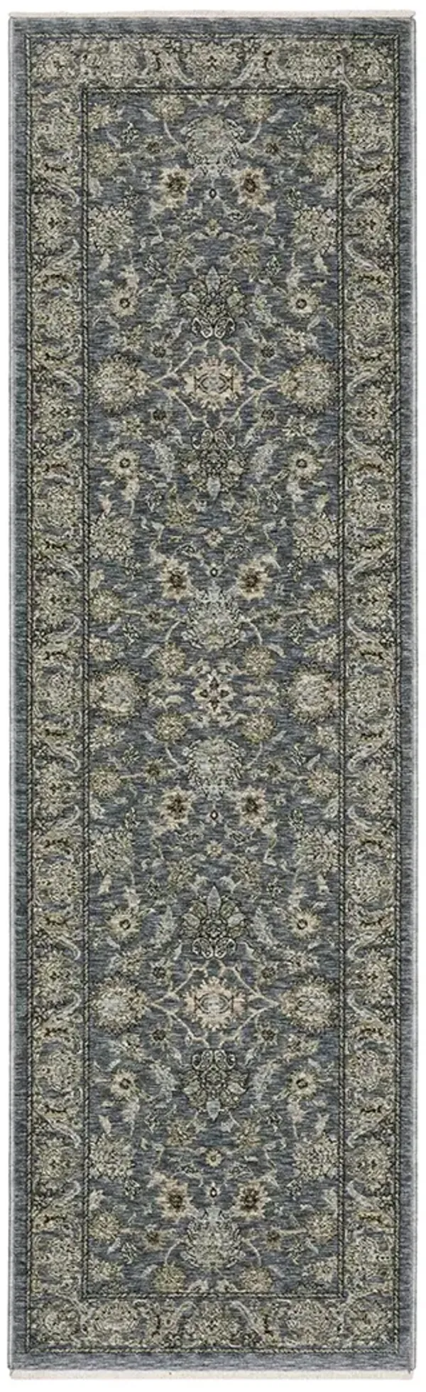 Aberdeen 2'3" x 7'6" Blue Rug