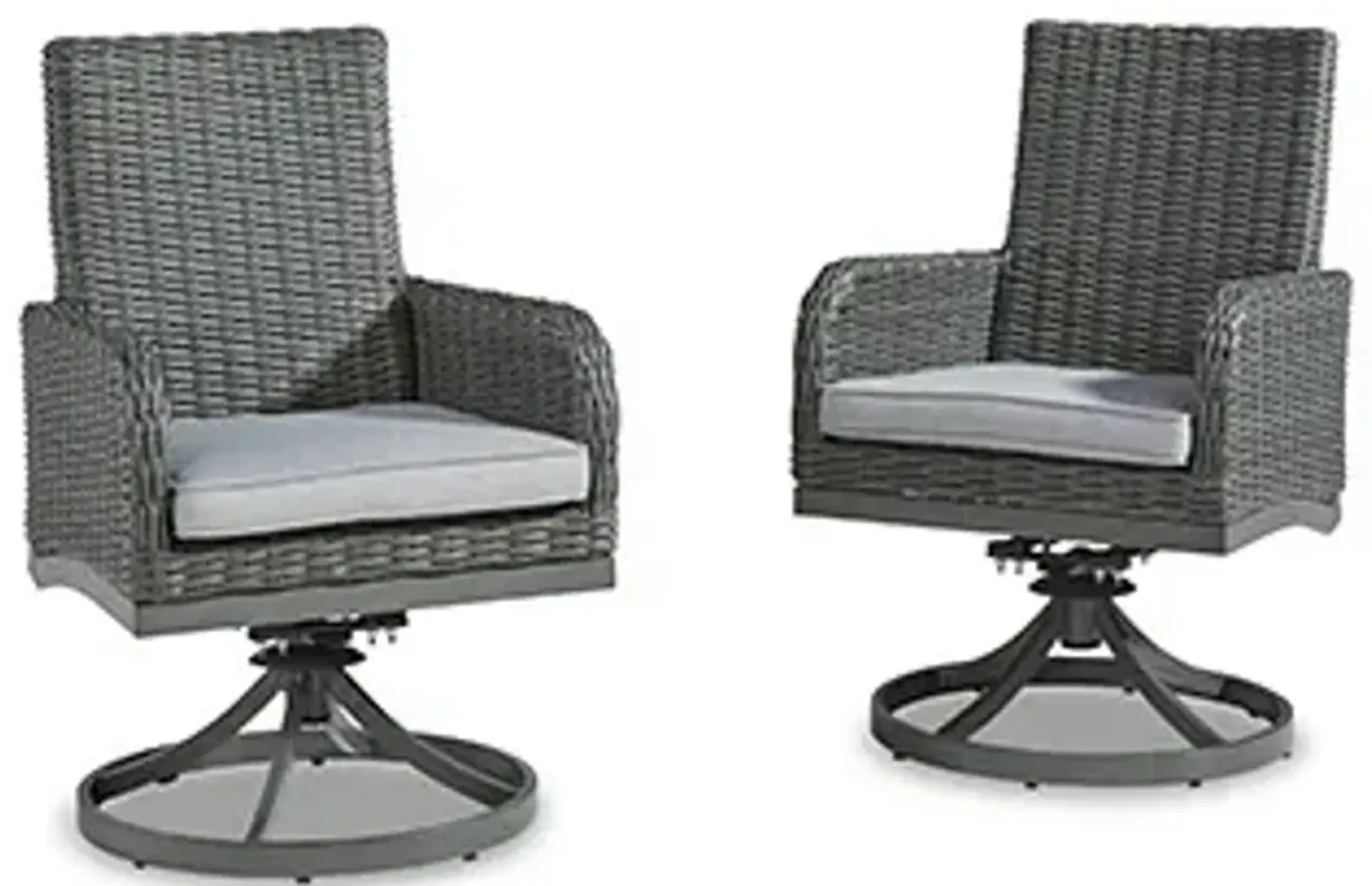 Elite Park Swivel Chair with Cushion (Set of 2)