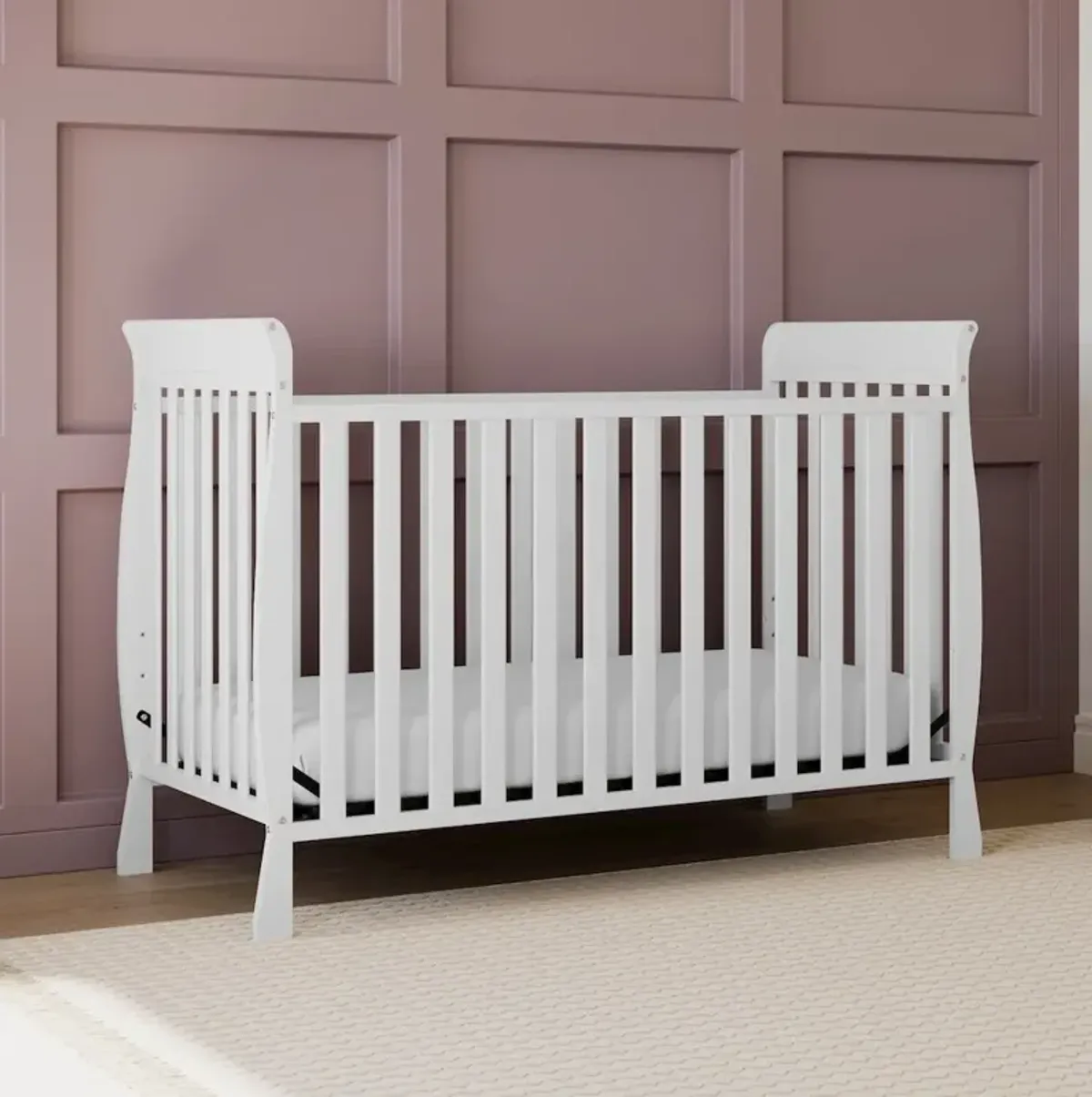 Storkcraft Maxwell 3-in-1 Convertible Crib - White