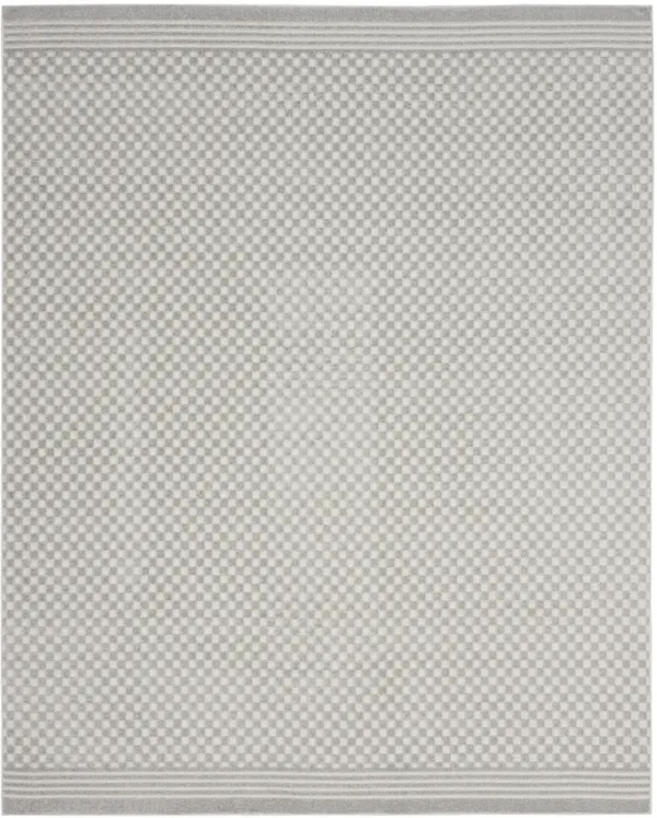 Care Free CAF02 Light Gray 7'10" x 9'10" Rug