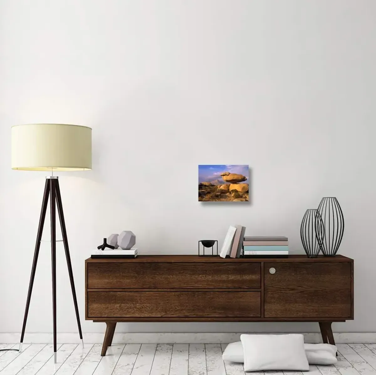 Balanced rocks, Guadalupe Mountain National Park, Texas-Canvas Art-16x12