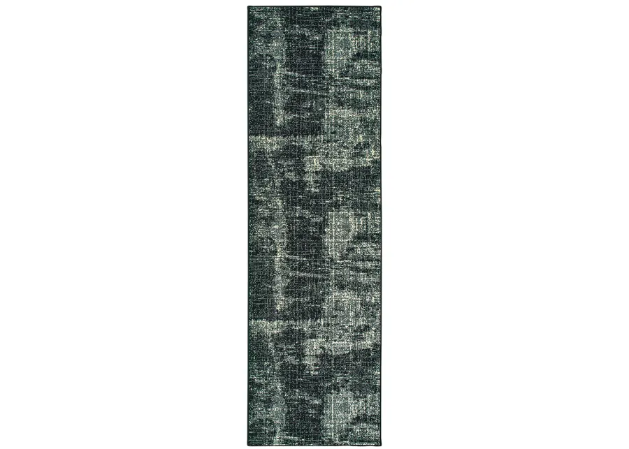 Luna 2'3" x 7'6" Black Rug