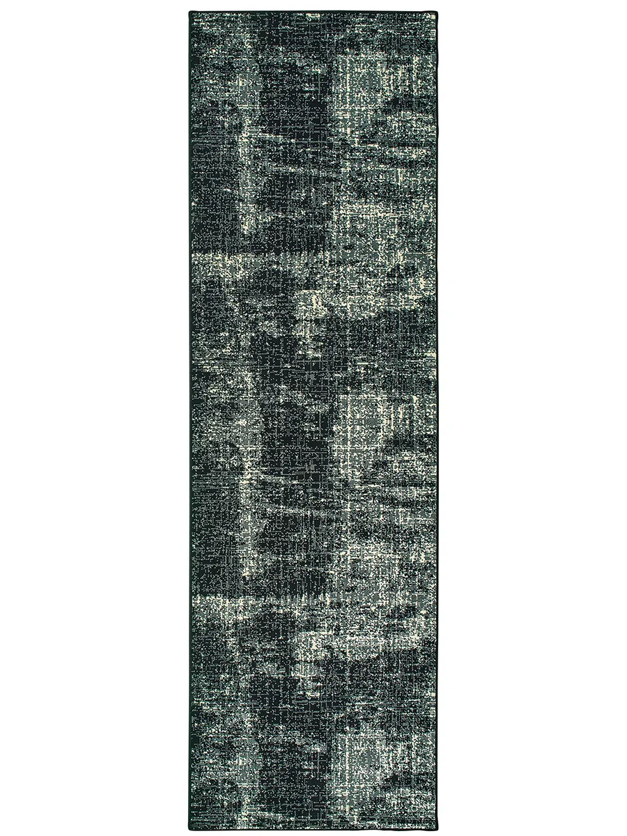 Luna 2'3" x 7'6" Black Rug