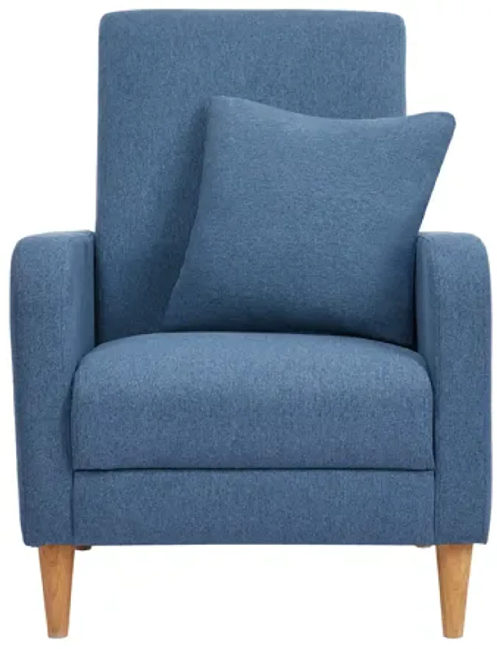 Modern Upholstered Accent Chair with Pillow