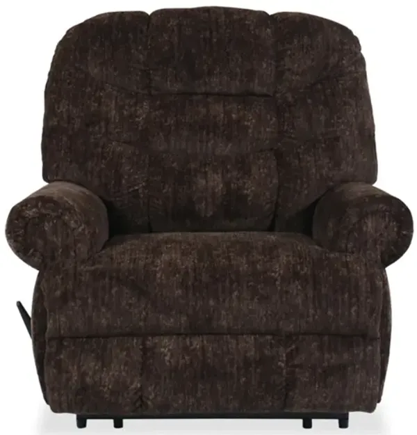 Movie Man Oversized Manual Recliner, Brown