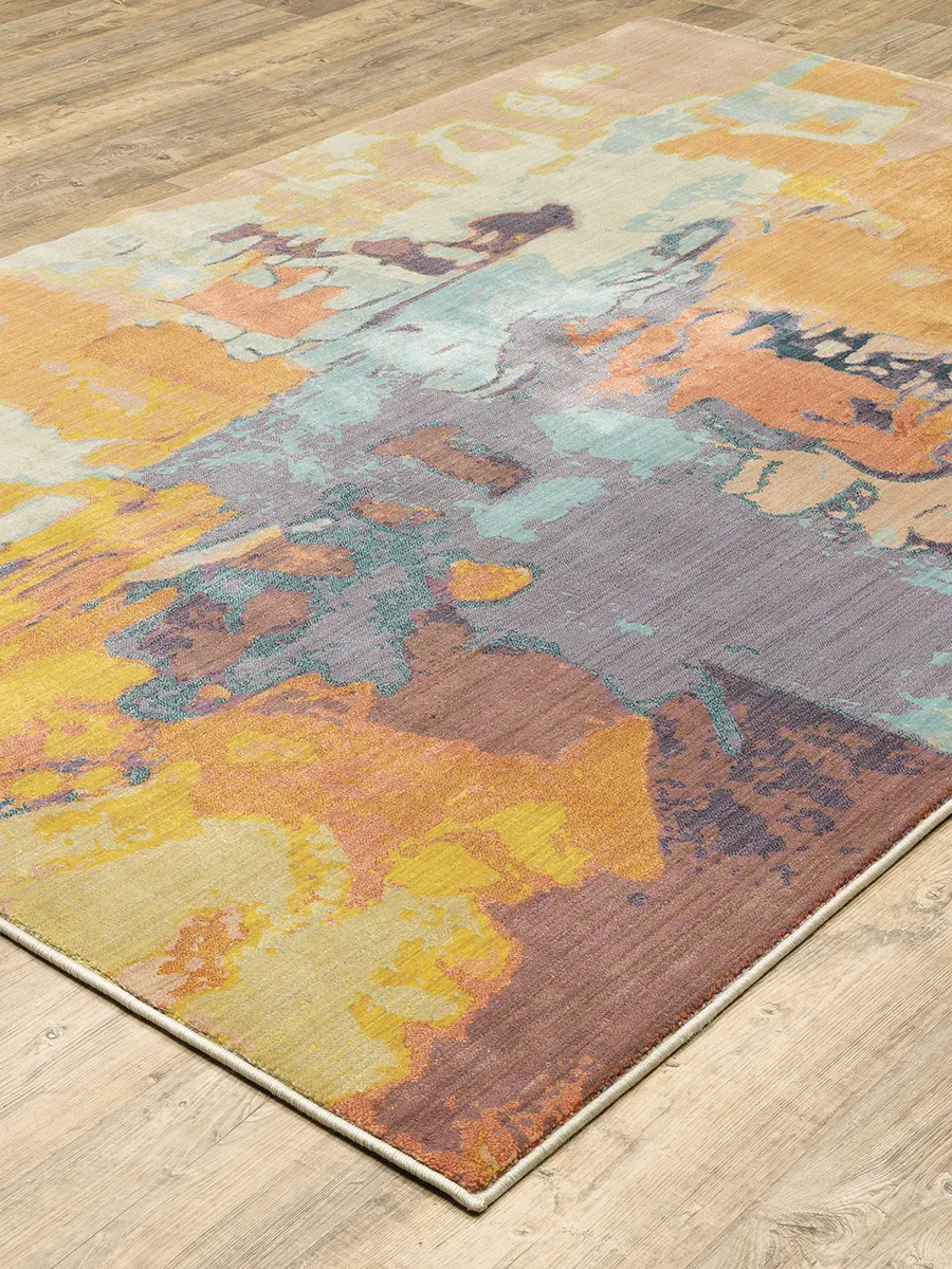 Xanadu 6'7" x 9'6" Orange Rug