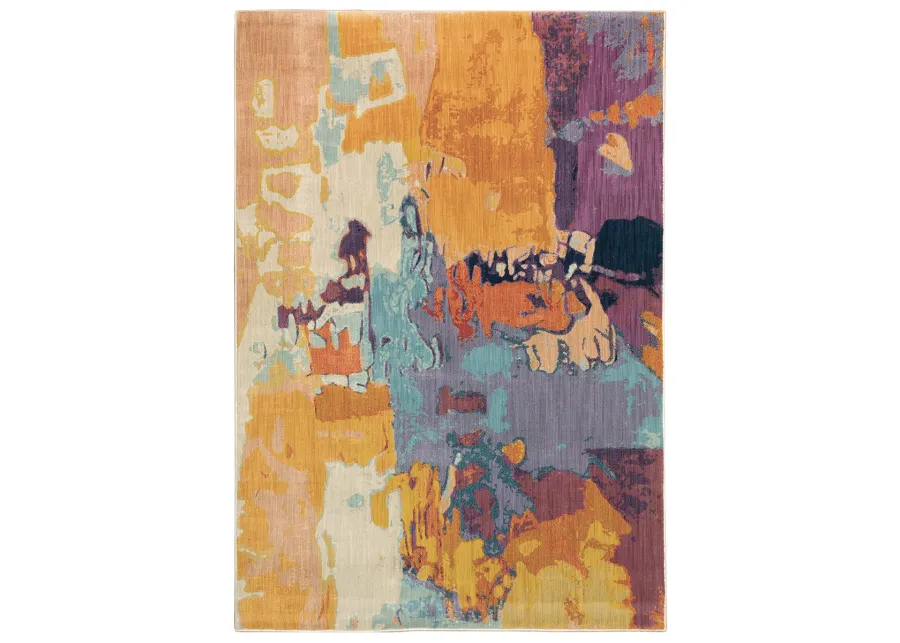 Xanadu 6'7" x 9'6" Orange Rug