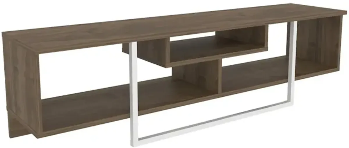 Decorotika Asal 59 Tv Stand - Walnut White
