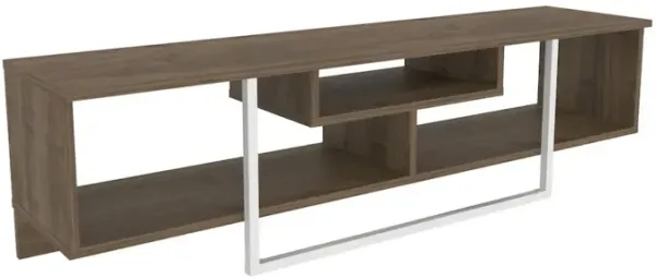 Decorotika Asal 59 Tv Stand - Walnut White
