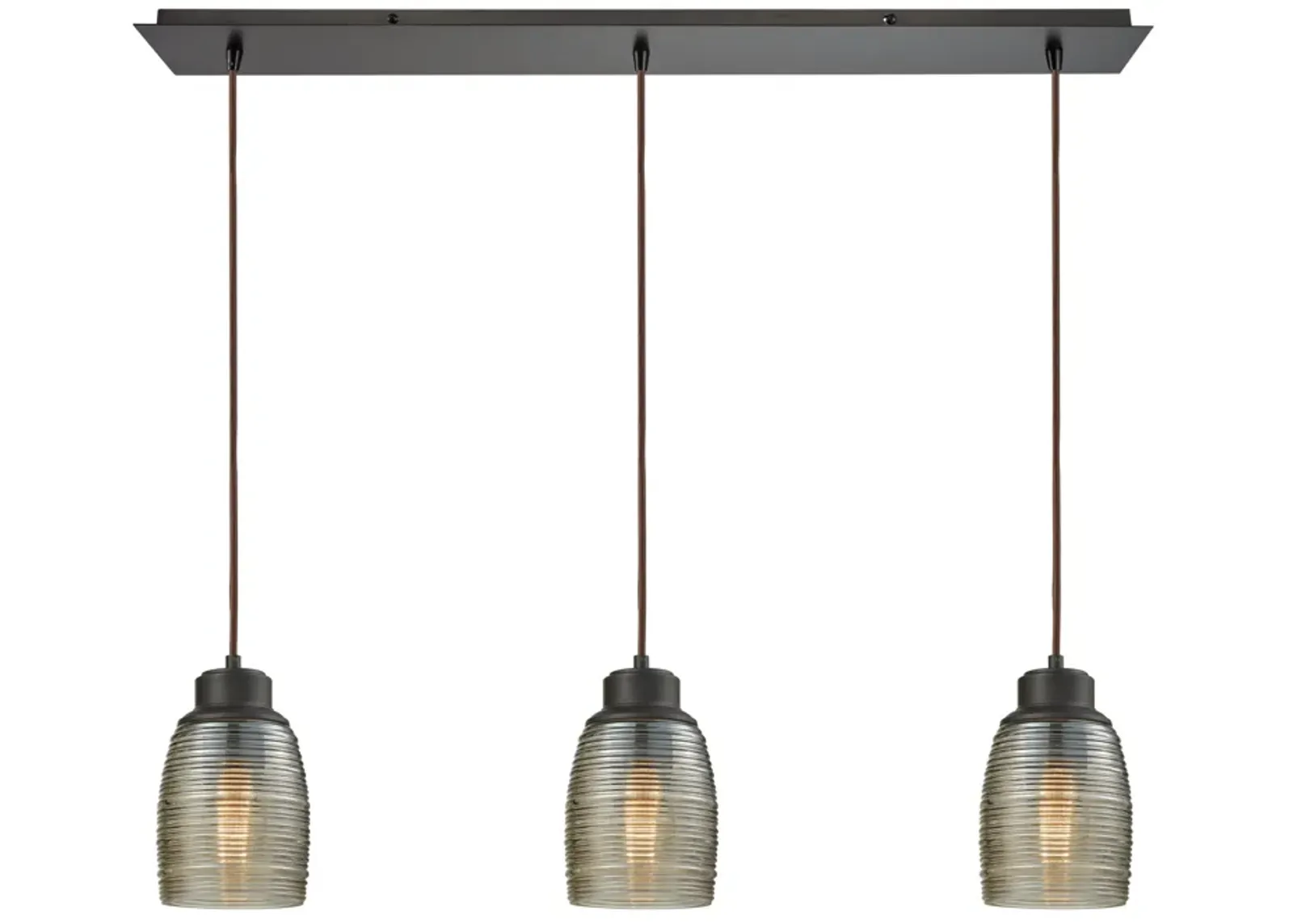 Muncie 3-Light Linear Pendant