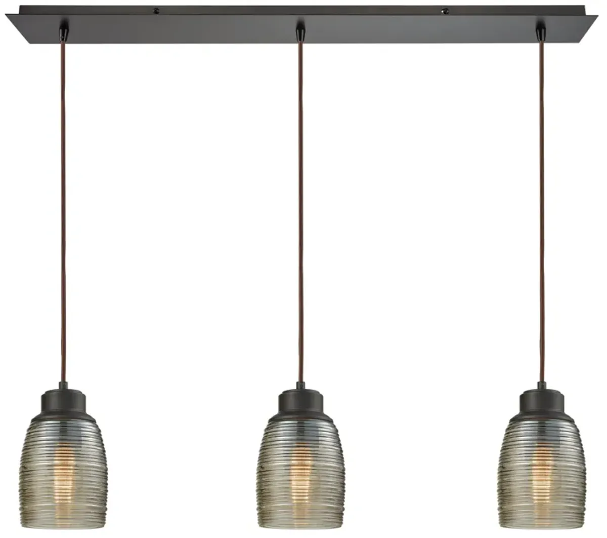 Muncie 3-Light Linear Pendant