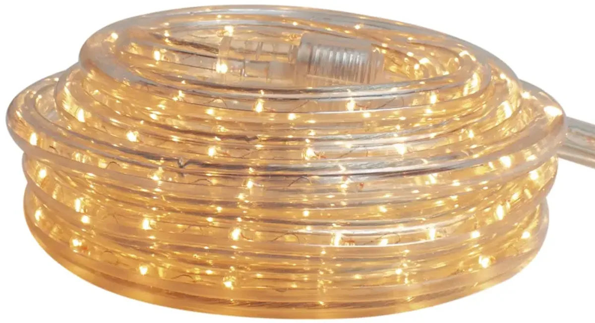 100ft Clear Incandescent Outdoor Christmas Rope Lights