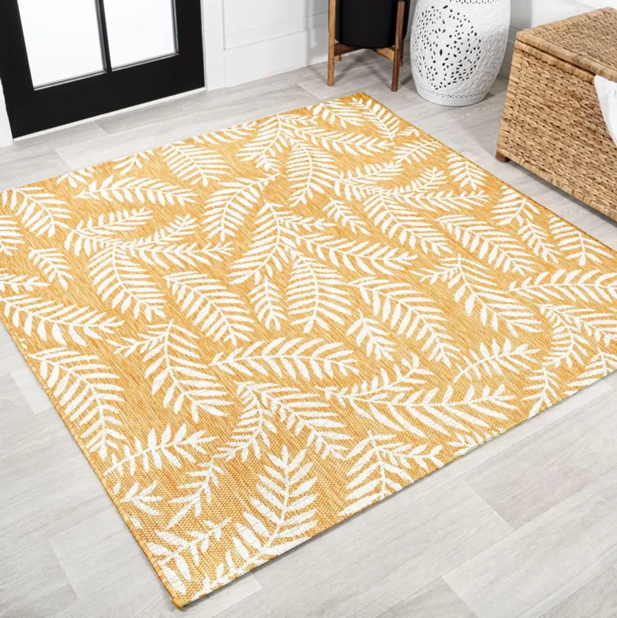 Nevis Palm Frond Indoor/Outdoor Area Rug