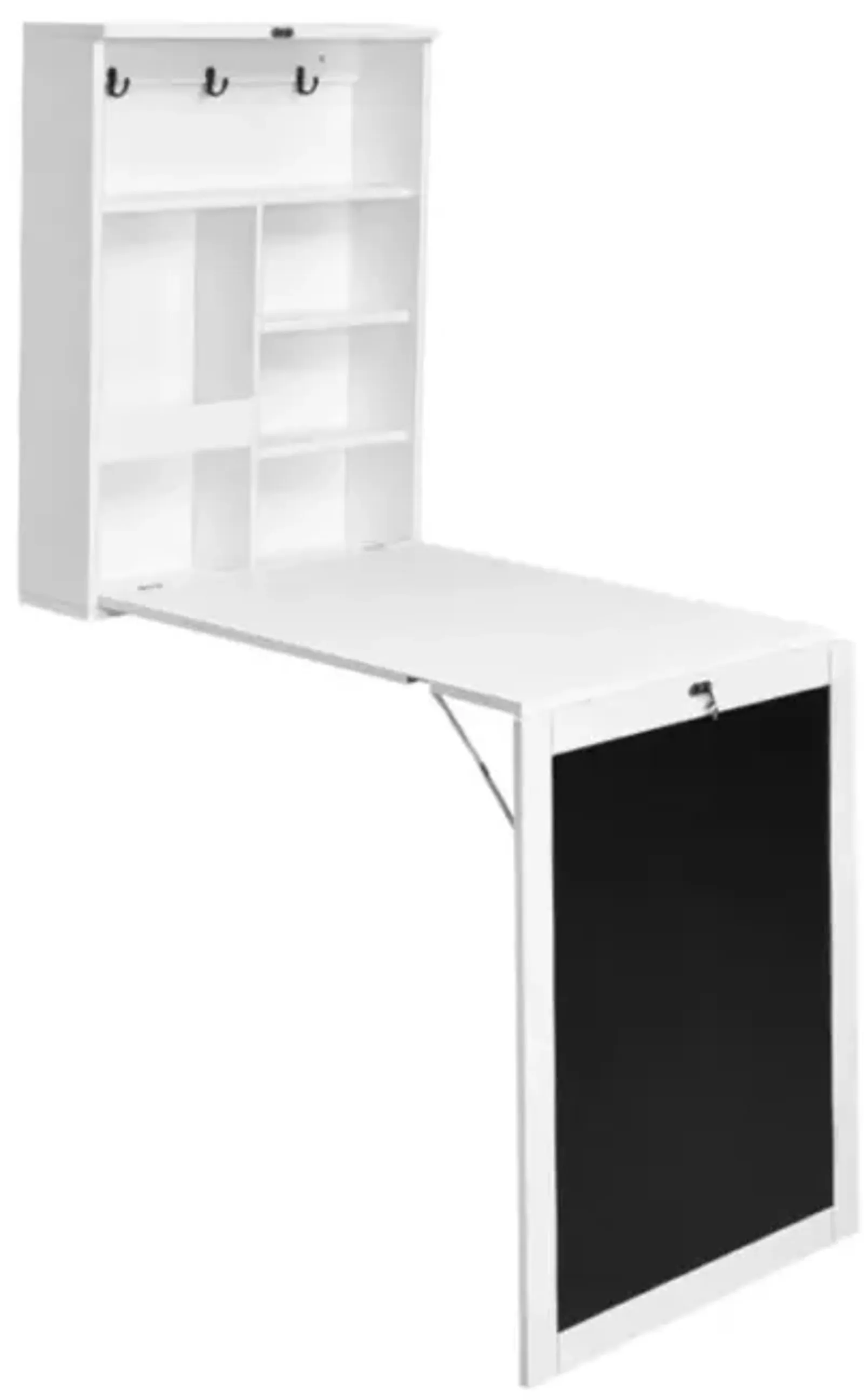 Hivvago Convertible Wall Mounted Table with A Chalkboard