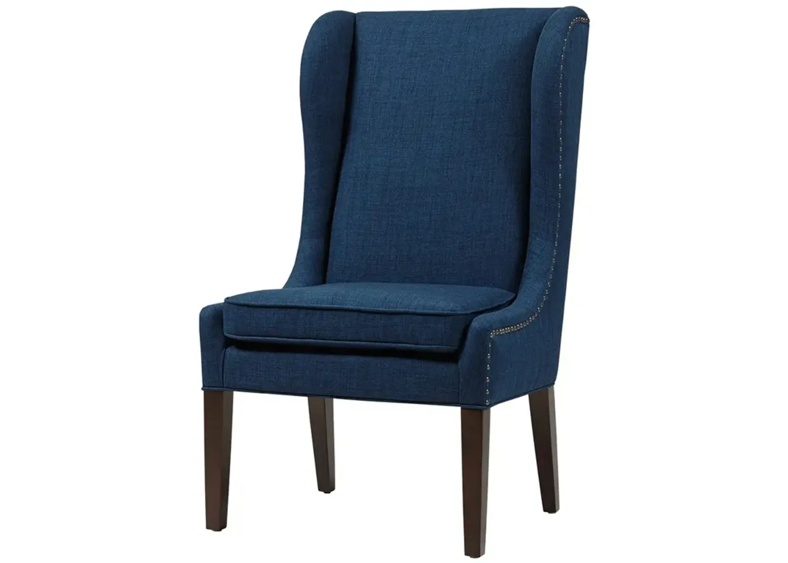 Gracie Mills Nataly Traditional Upholstered High Wing back Dining Chair