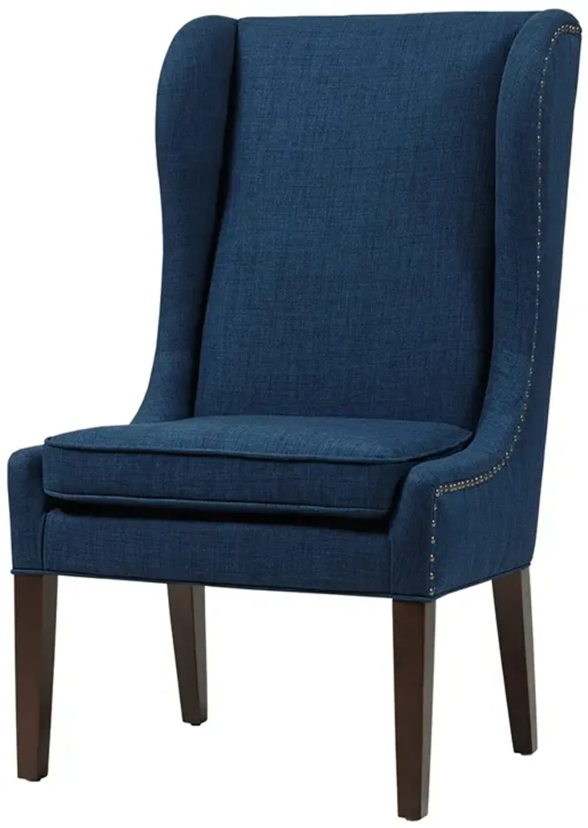 Gracie Mills Nataly Traditional Upholstered High Wing back Dining Chair