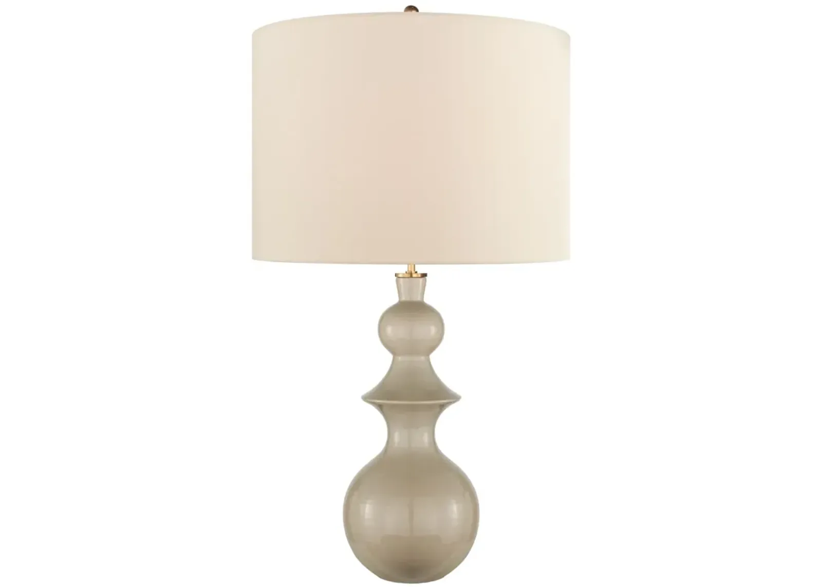 Saxon Large Table Lamp in Grey