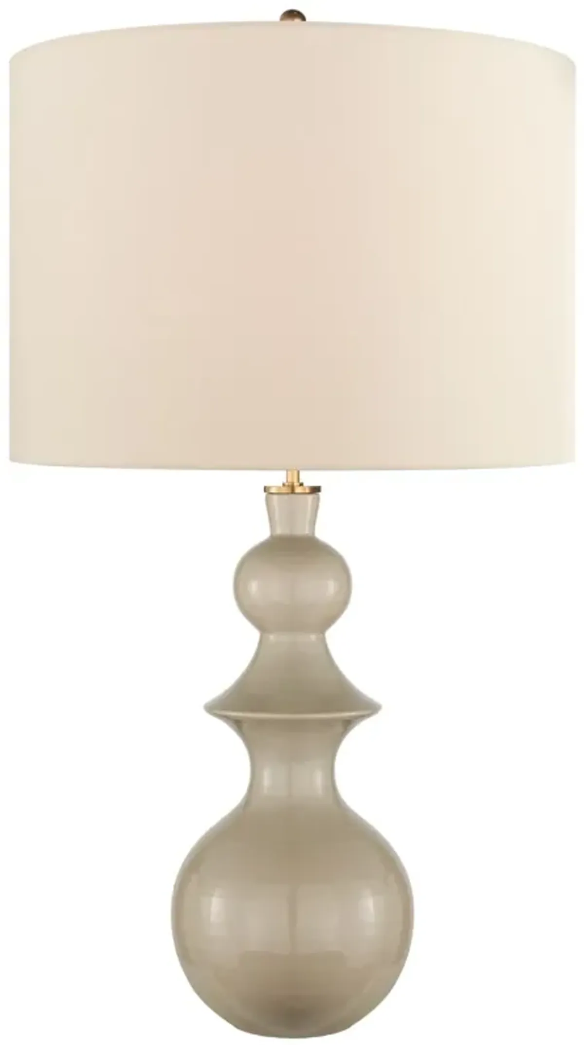 Saxon Large Table Lamp in Grey