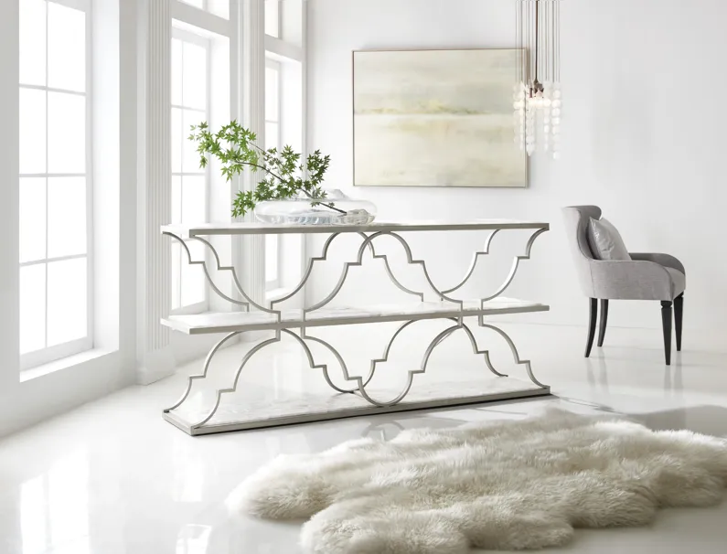 Melange Golden Gate Console in Gold